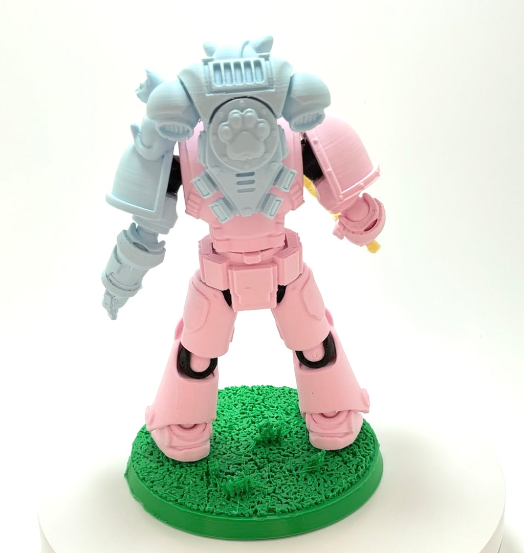 Kitten Paws – Galaxy Commando
 Custom 3D Printed Collectible Figure (FDM, PLA)
