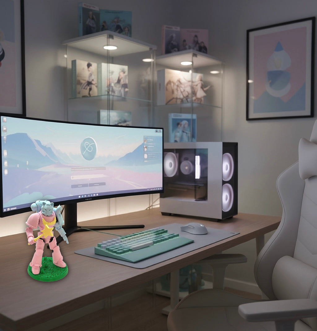 Kitten Paws – Galaxy Commando
 Custom 3D Printed Collectible Figure (FDM, PLA)