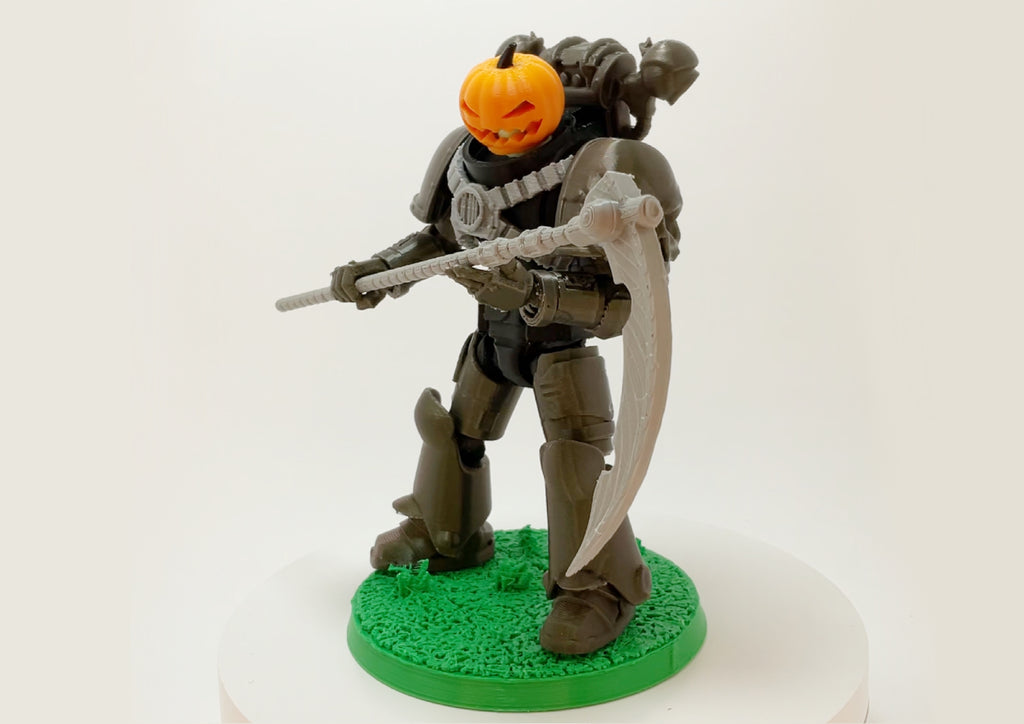 Jack O'Lantern – Galaxy Commando
 Custom 3D Printed Collectible Figure (FDM, PLA)