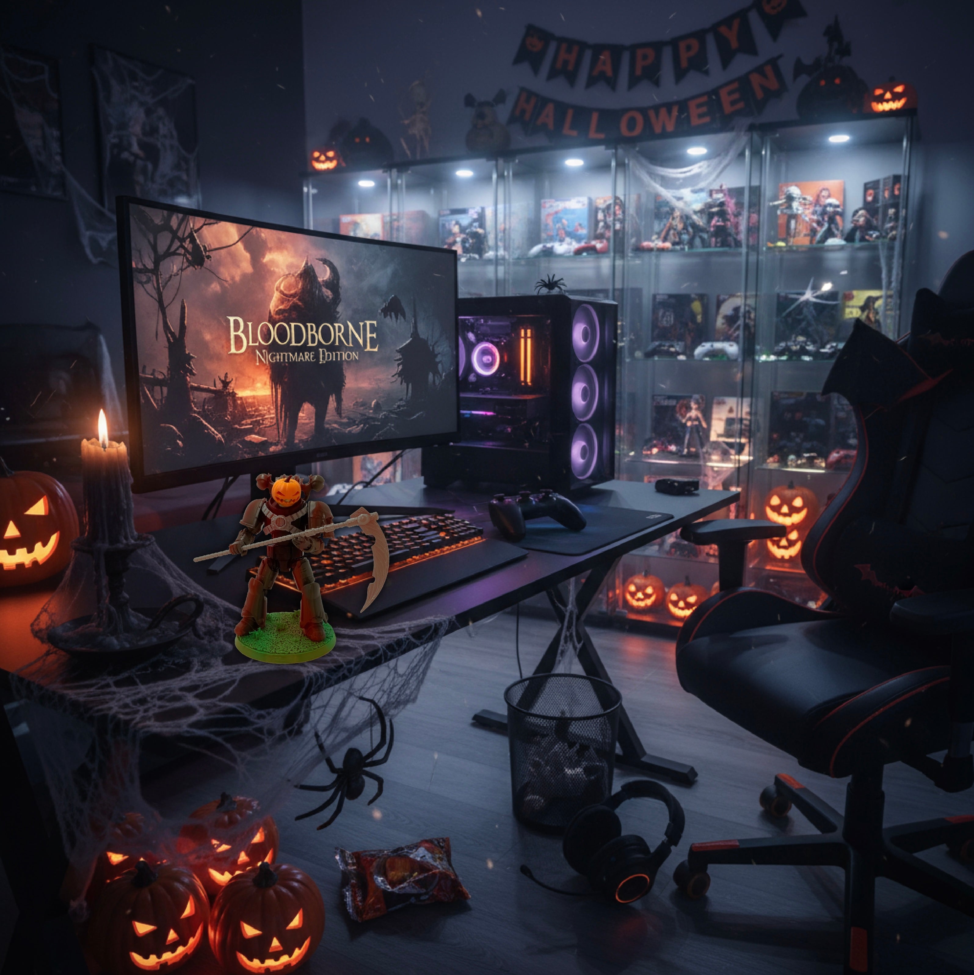 Jack O'Lantern – Galaxy Commando
 Custom 3D Printed Collectible Figure (FDM, PLA)