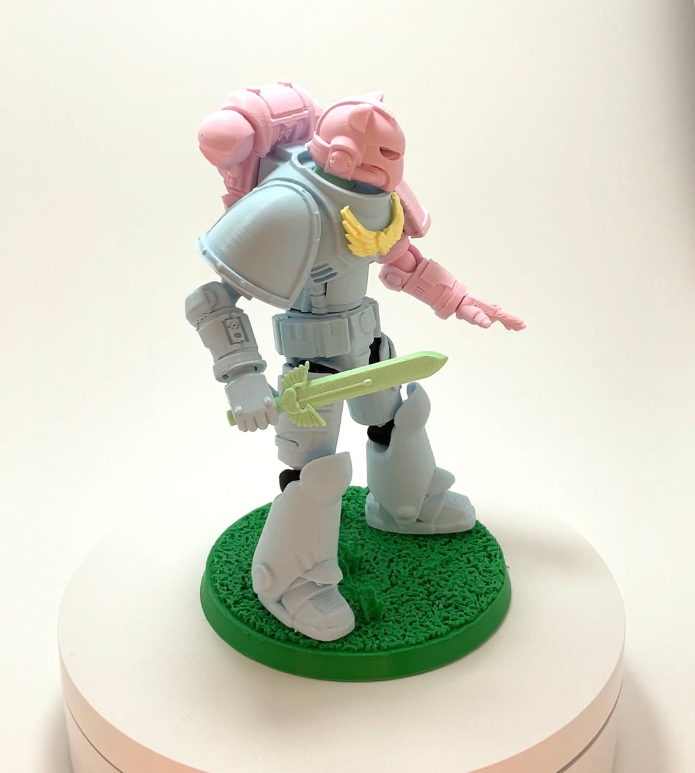 Kitten Paws – Galaxy Commando
 Custom 3D Printed Collectible Figure (FDM, PLA)