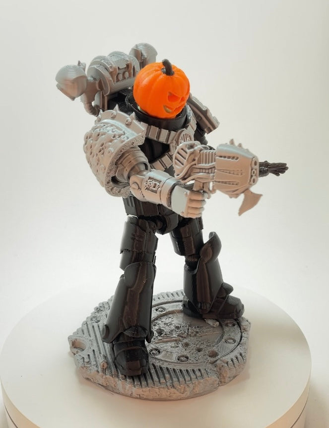 Jack O'Lantern – Galaxy Commando
 Custom 3D Printed Collectible Figure (FDM, PLA)