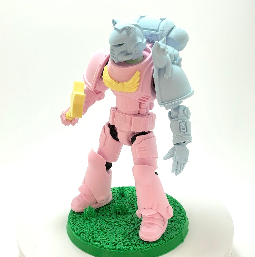 Kitten Paws – Galaxy Commando
 Custom 3D Printed Collectible Figure (FDM, PLA)