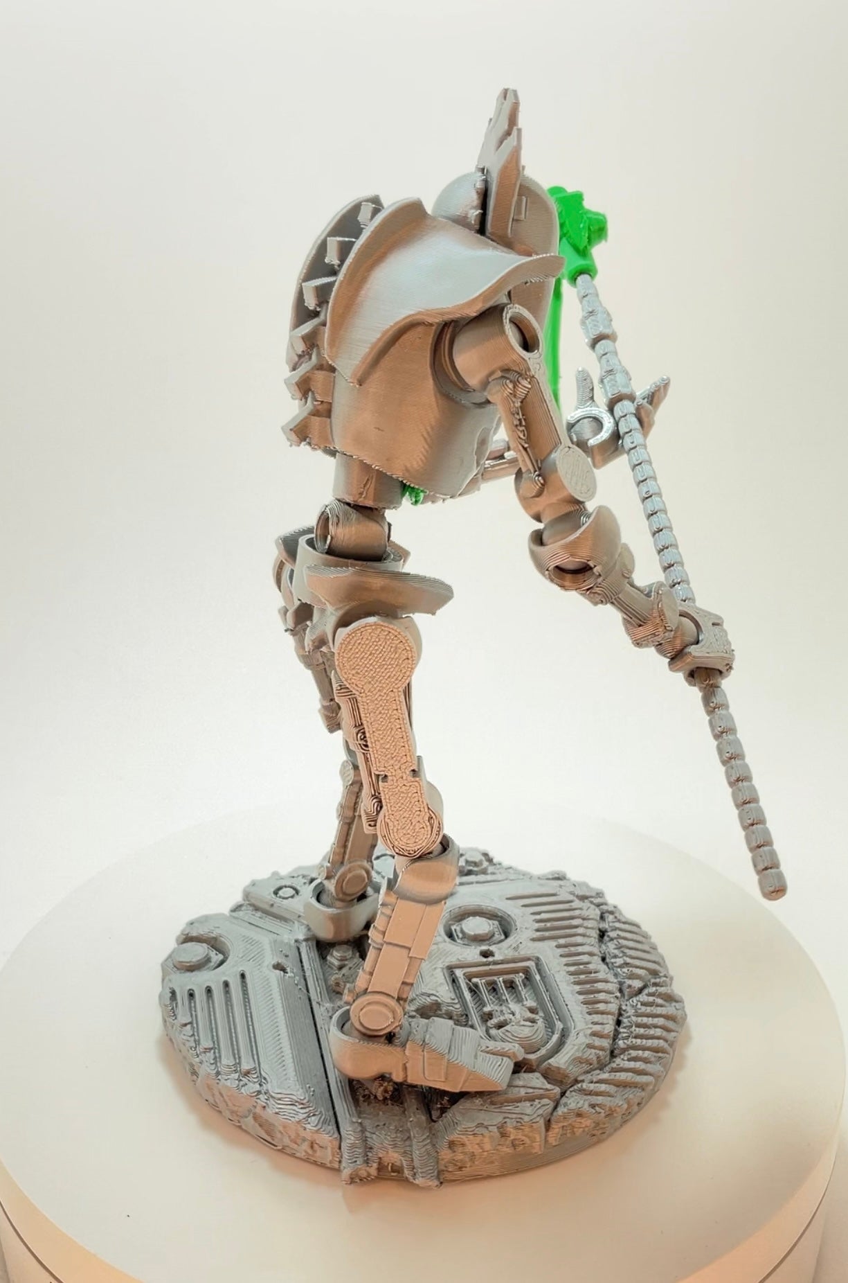 Necro-Mech - Undead Tech-Skeleton - 3D Printed Action Figure – Collectible Figure (FDM, PLA)