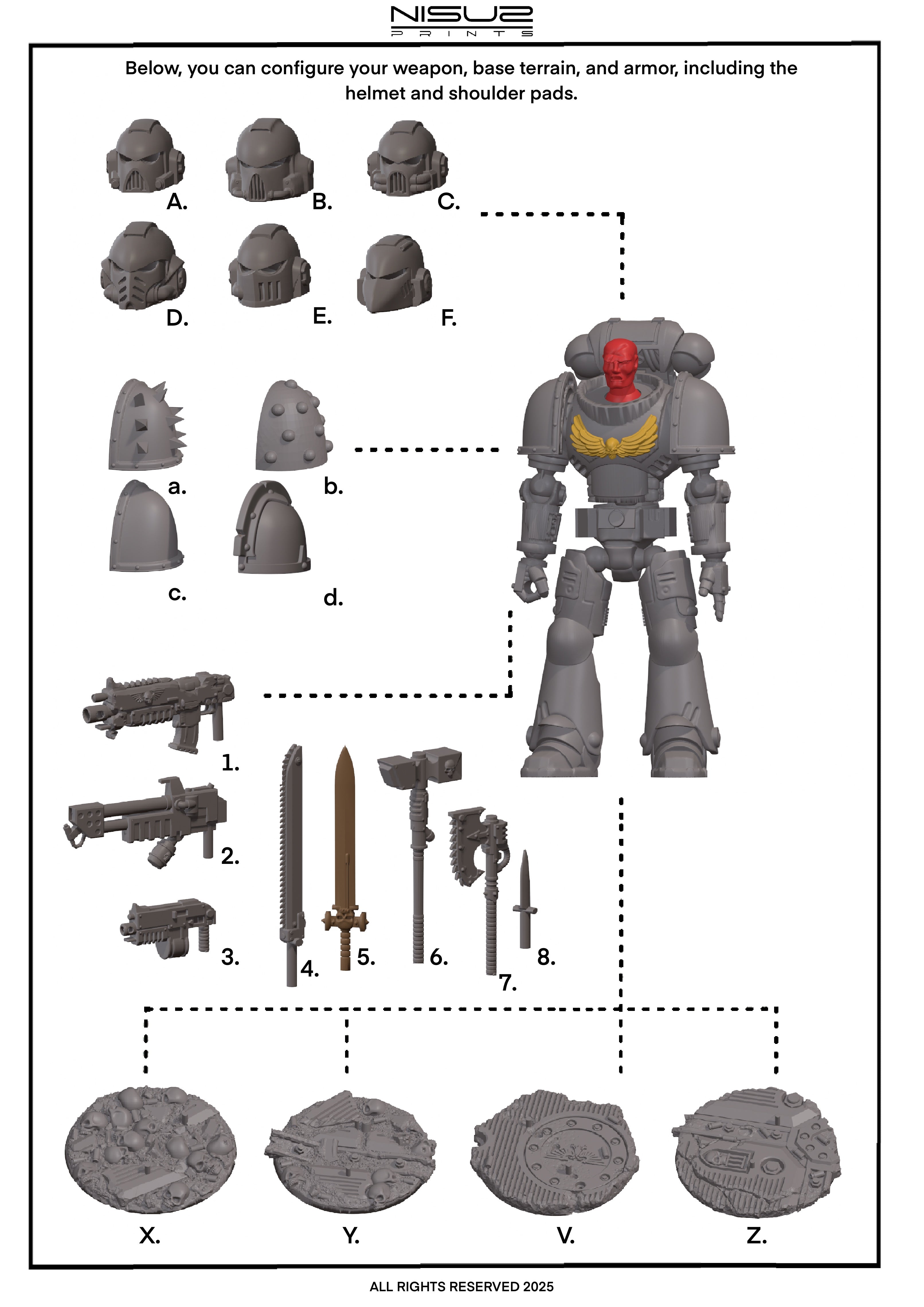 Fury Fist – Galaxy Commando
 Custom 3D Printed Collectible Figure (FDM, PLA)