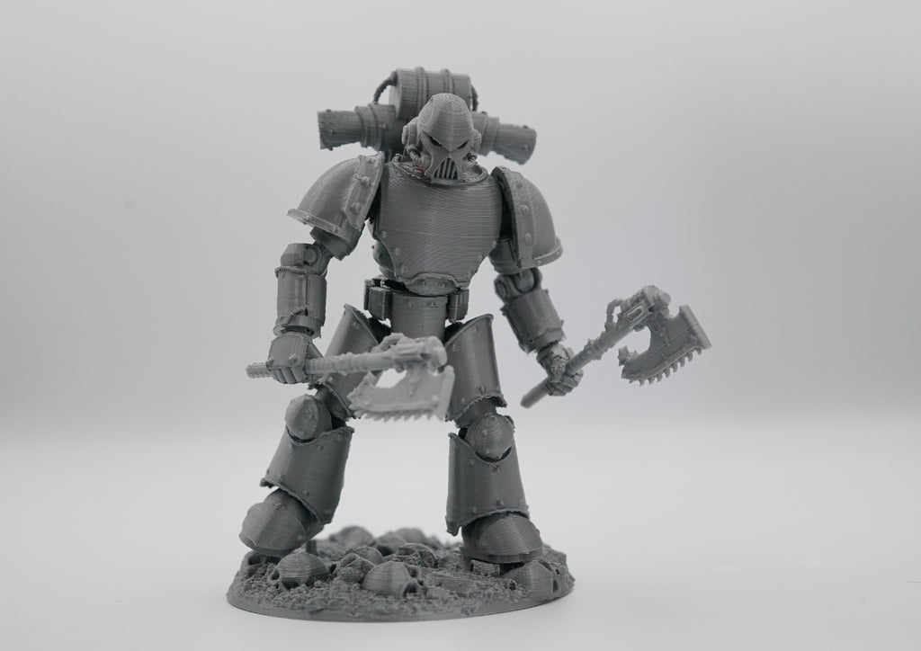 Steel Warriors - Galaxy Commando
 Custom 3D Printed Collectible Figure (FDM, PLA)