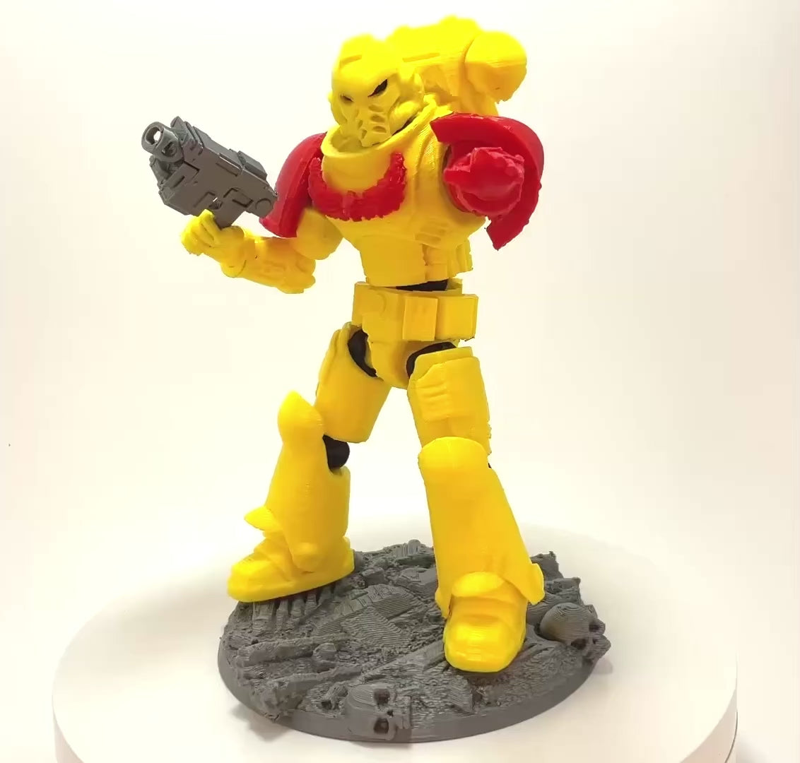 Fury Fist – Galaxy Commando
 Custom 3D Printed Collectible Figure (FDM, PLA)