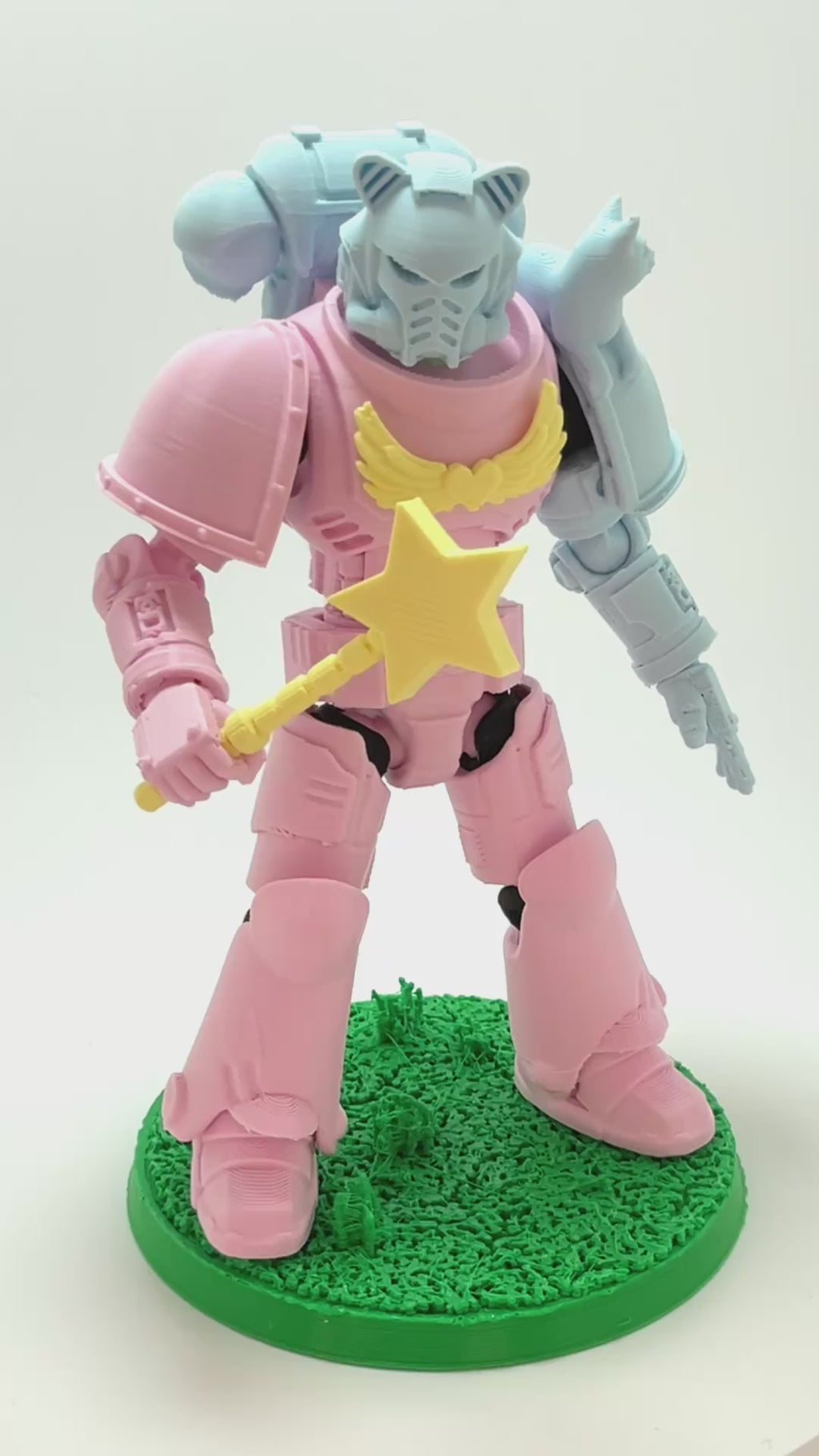Kitten Paws – Galaxy Commando
 Custom 3D Printed Collectible Figure (FDM, PLA)